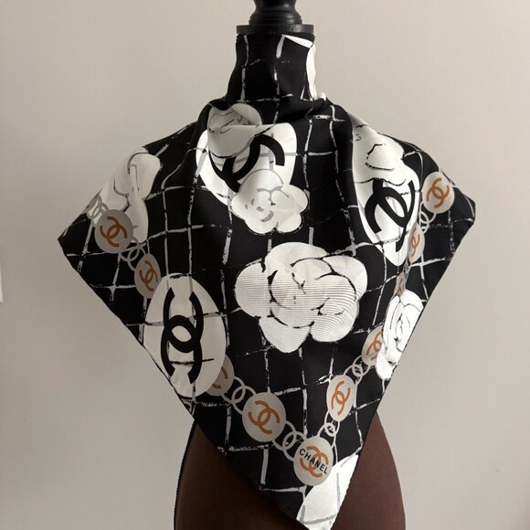 New Chanel Silk Scarf - Picture 3 of 16